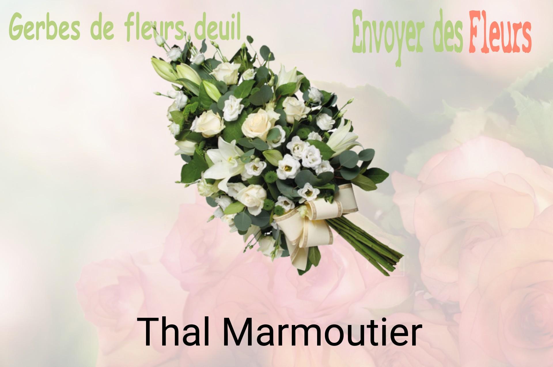 Gerbe de fleurs de deuil livrée à Thal-Marmoutier